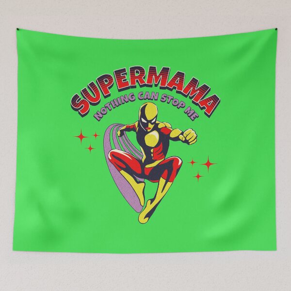 Item preview, Supermama Supermom Superhero designed and sold by funkycoolshirts.
