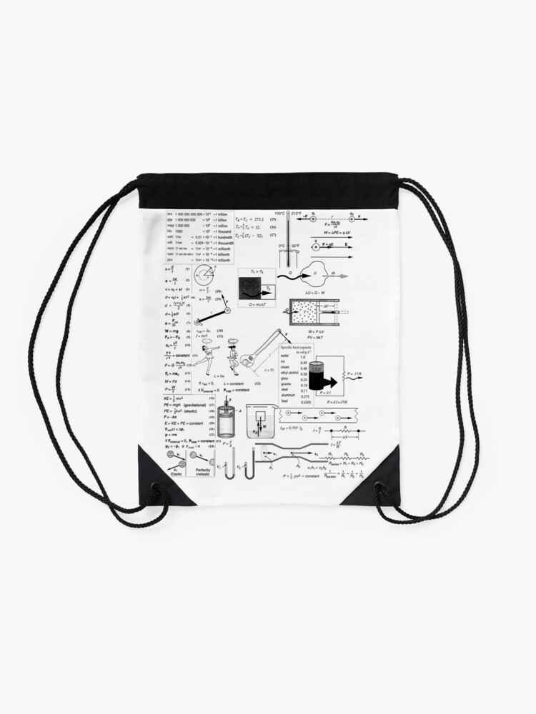 Alternate view of General Physics #General #Physics #GeneralPhysics Drawstring Bag