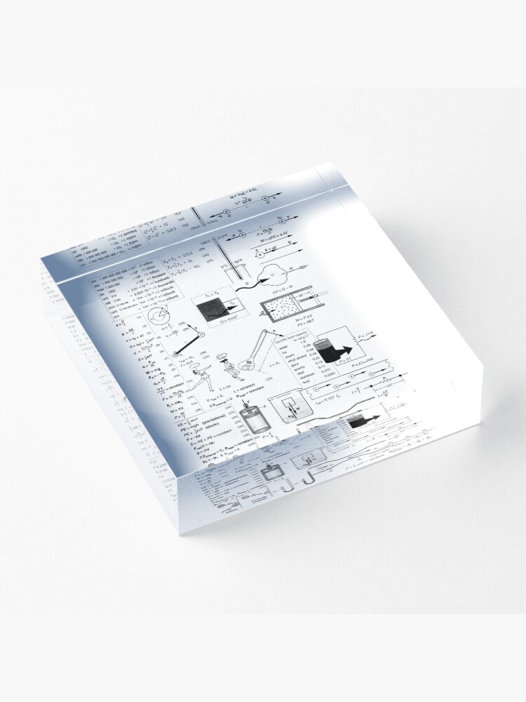 Alternate view of General Physics #General #Physics #GeneralPhysics Acrylic Block
