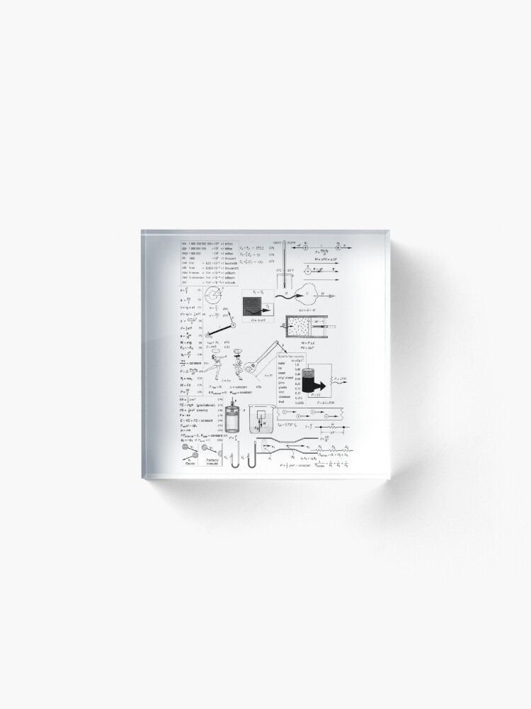 Alternate view of General Physics #General #Physics #GeneralPhysics Acrylic Block