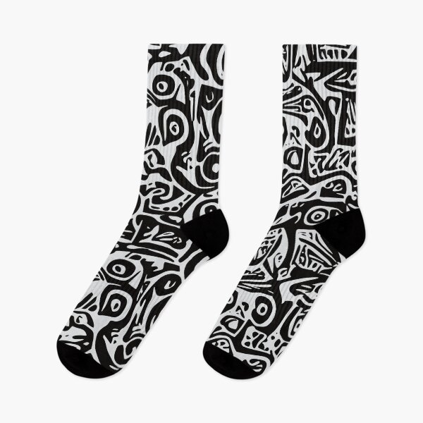 Item preview, Elgin, Abstract / Geometric design. In Black And White. designed and sold by I-Desire.