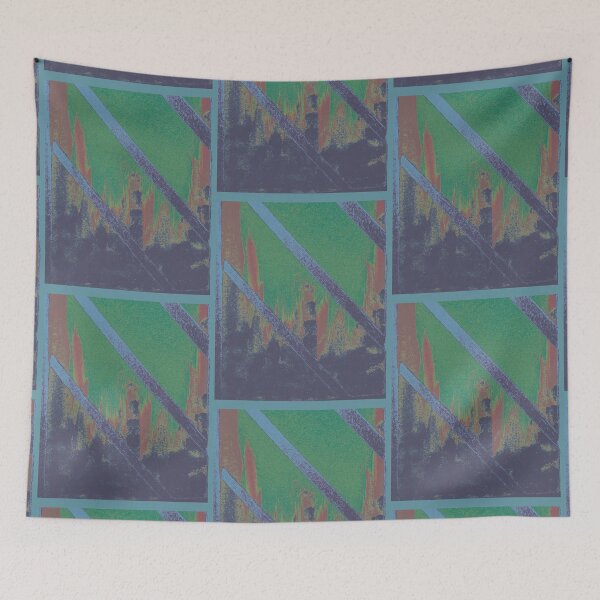 Item preview, Inverted Coloured Cityscape through Window designed and sold by BlackArtichoke.