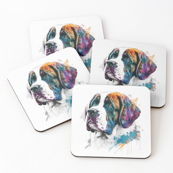 Item preview, Colorful Pop Art St. Bernard, Bernhardiner Dog Gift designed and sold by PRINTED ..