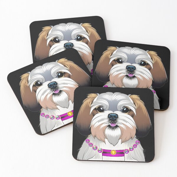 Item preview, Shih Tzu wearing jewelry, pop art, Ai Generated Art  designed and sold by ACC .