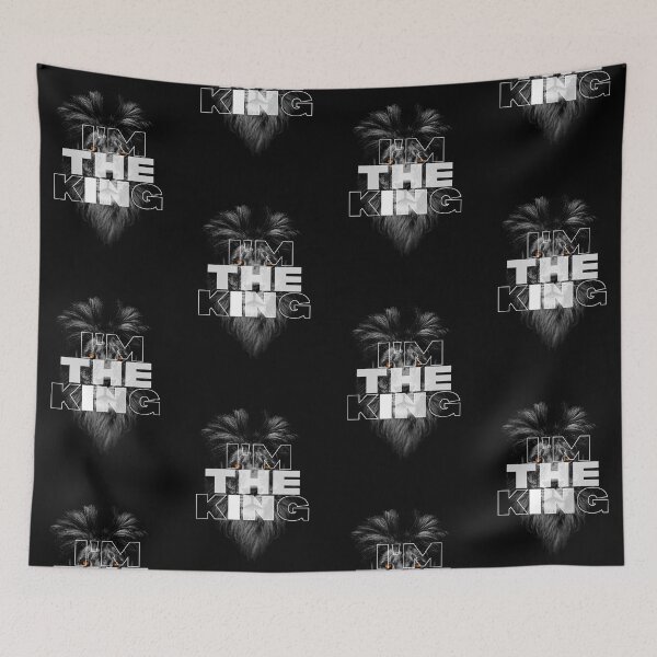 Item preview, I'm the KING Mindset Motivational Quote Lion designed and sold by hiunlimit.