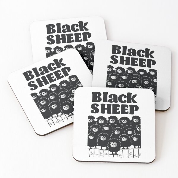 Item preview, Black Sheep || Vector Art Cute Sheep designed and sold by MadSwellDesigns.