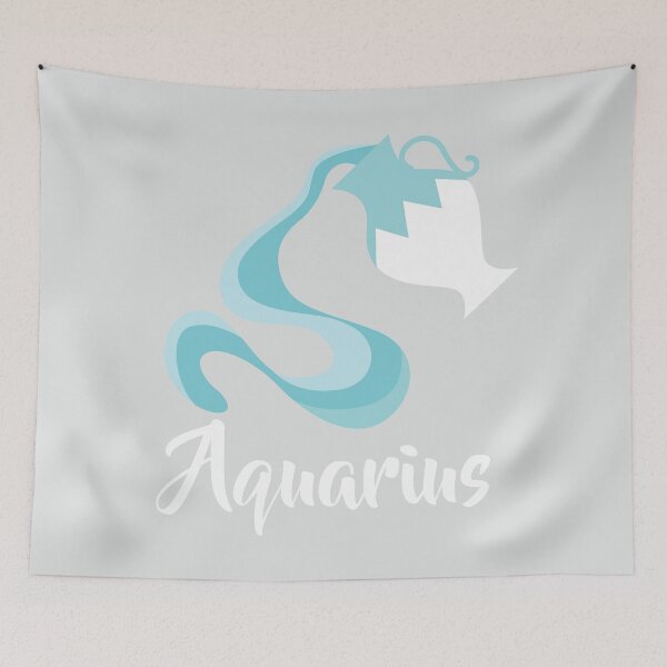 Item preview, Aquarius Jan 20 - Feb 18 - Air sign - Zodiac symbols designed and sold by thewishdesigns.