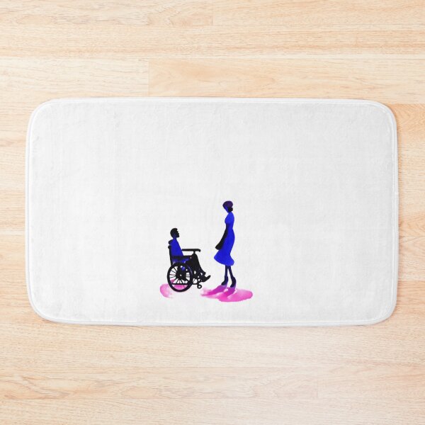 Item preview, A couple in love Valentine's Day with a disabled person in a wheelchair no background designed and sold by rockate.