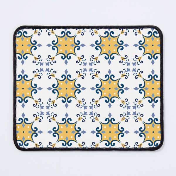 Item preview, Azulejos | Portuguese Blue and Yellow Tiles Pattern designed and sold by LaMadeleine.