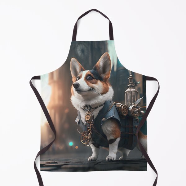 Item preview, Corgi Scientist Steampunk designed and sold by AIWanderer.
