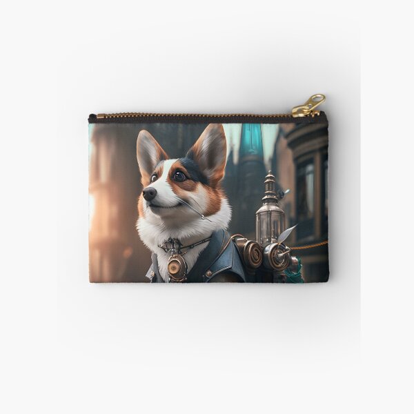 Item preview, Corgi Scientist Steampunk designed and sold by AIWanderer.