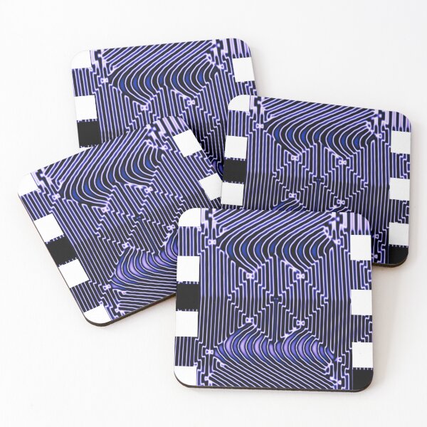 Item preview, Purple, Black & White Geometrical Illusion designed and sold by PPPimp.