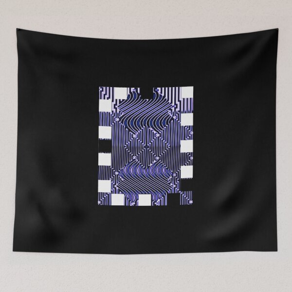 Item preview, Purple, Black & White Geometrical Illusion designed and sold by PPPimp.