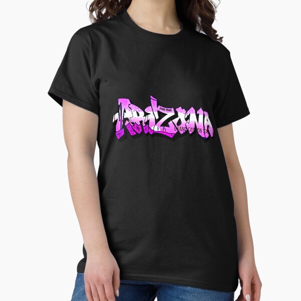 Vista previa del artículo con la obra «Grafiti rosa de matrícula de Arizona», diseñado y vendido por Pink  Yeah.