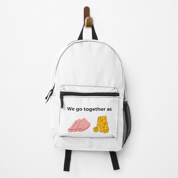 Item preview, We go together as Salami and Cheese (white) designed and sold by ArtifyAvangard.