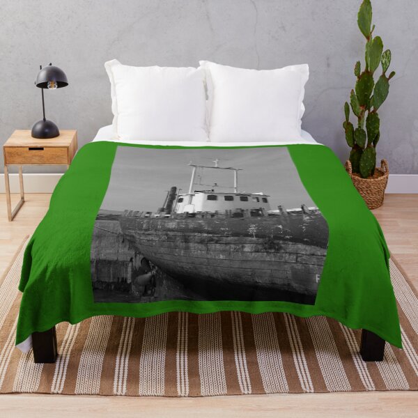 Item preview, Veralla on the slipway Burtonport black and white designed and sold by eddiebarronshop.