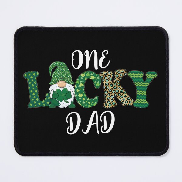 Item preview, ONE LUCKY DAD - St patricks day quote for dads designed and sold by KatisDesign.