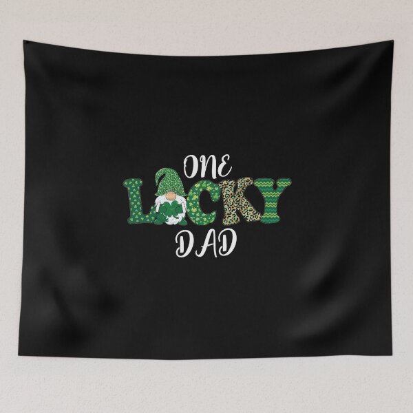 Item preview, ONE LUCKY DAD - St patricks day quote for dads designed and sold by KatisDesign.