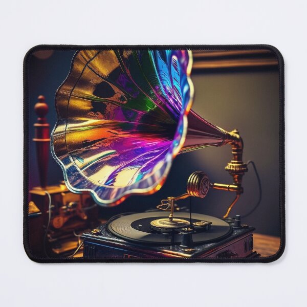 Item preview, Gramaphone, vinly, music, gift to music lover designed and sold by MarkasMaiArt.