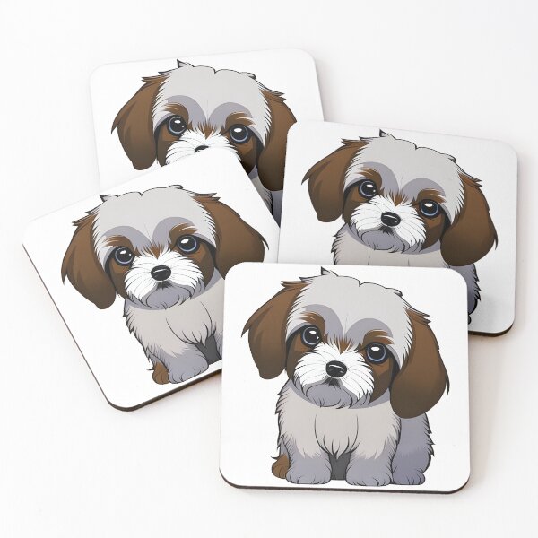 Item preview, Cute Shih Tzu Puppy, cartoon drawing, Ai Generated Art  designed and sold by ACC .