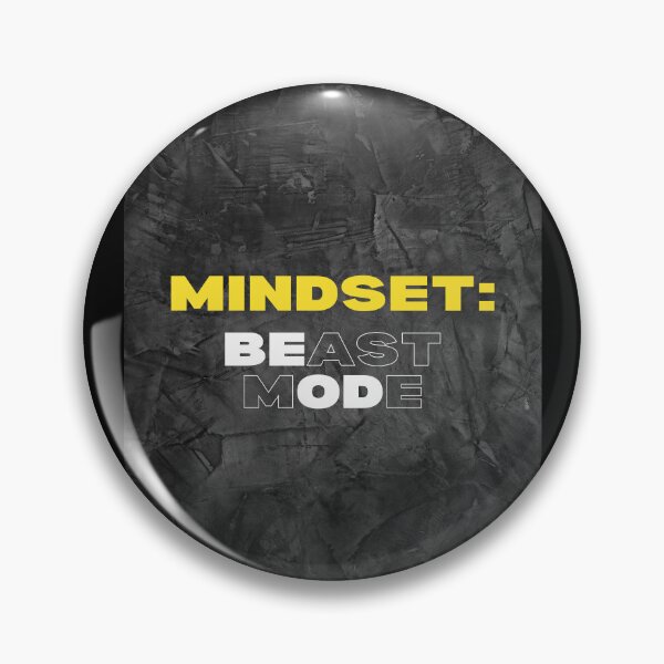 Item preview, Mindset: Beast Mode Mindset Motivational Quote designed and sold by hiunlimit.