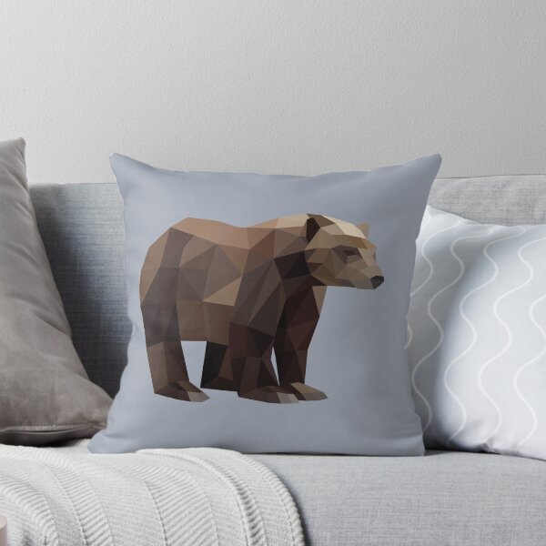 Item preview, Brown Bear Polygon designed and sold by shaldesign.
