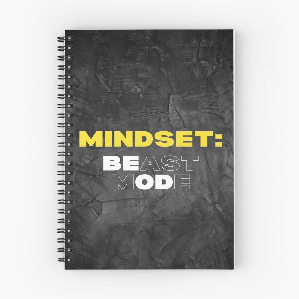 Item preview, Mindset: Beast Mode Mindset Motivational Quote designed and sold by hiunlimit.
