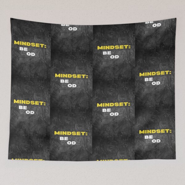 Item preview, Mindset: Beast Mode Mindset Motivational Quote designed and sold by hiunlimit.