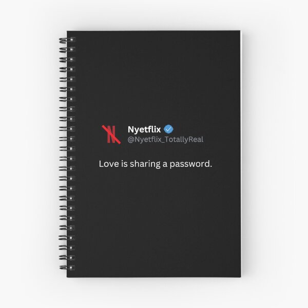 Item preview, Love is Sharing a Password Tweet Parody - No More Password Sharing 2023 Meme (simple) designed and sold by MillennialMemer.