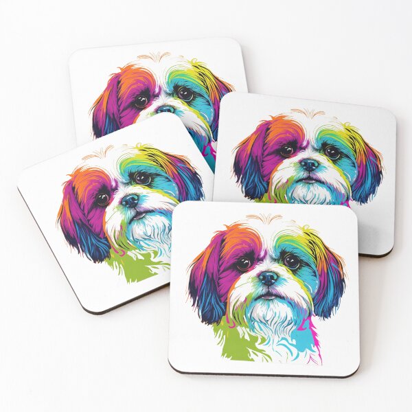 Item preview, Colorful Pop Art Shih Tzu, Chrysanthemum Dog Lover designed and sold by PRINTED ..
