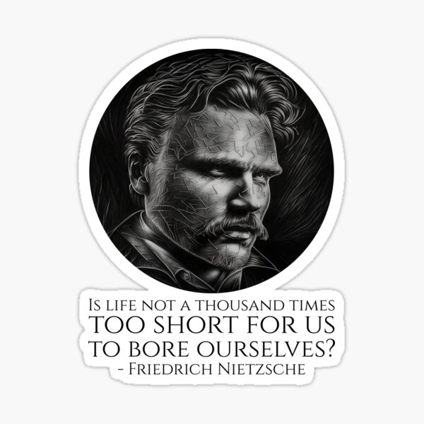 Pegatina «Frases de Friedrich Nietzsche - La verdad tiende a revelar su más  alta sabiduría disfrazada de simplicidad. - Filosofía» de Styrman |  Redbubble