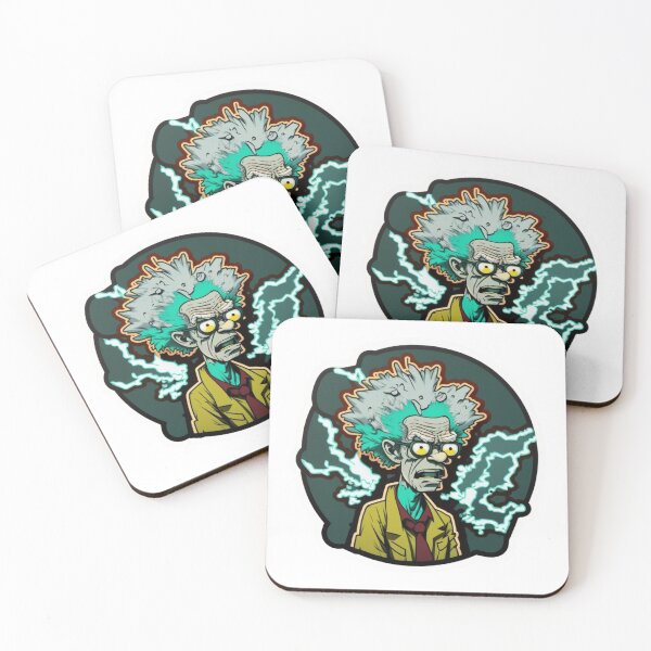 Item preview, Crazy scientist Sticker designed and sold by Digital-Space.