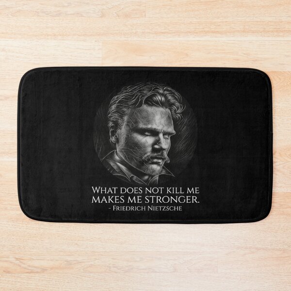 Item preview, Friedrich Nietzsche Quote - What does not kill me makes me stronger. - Philosophy designed and sold by Styrman.