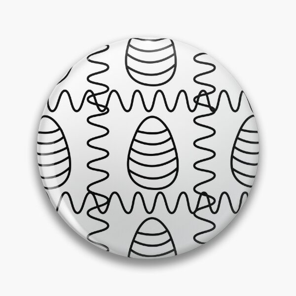 Artikelvorschau, Osterei-Chevron-Schwarzweiss-Frohes Ostern-Muster entworfen und verkauft von Nisha Prabhu.