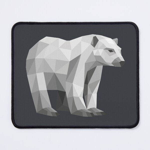 Item preview, Grey Bear Low Poly designed and sold by shaldesign.