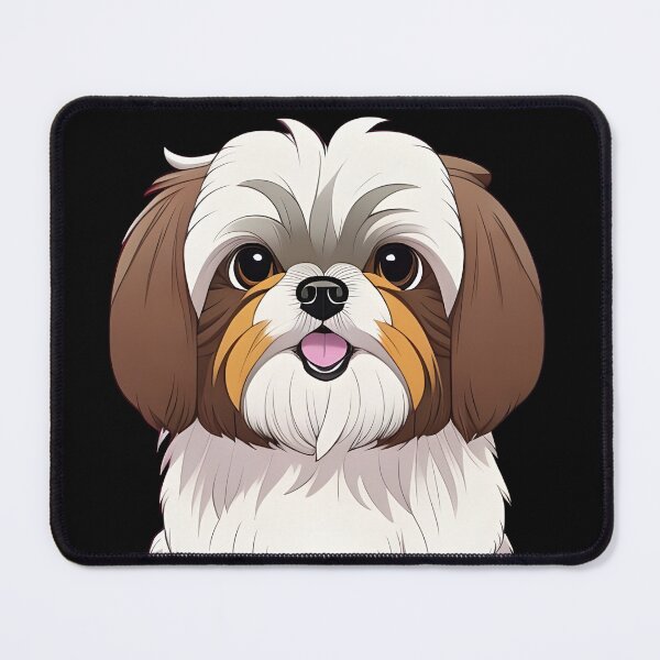 Item preview, Cute Shih Tzu Puppy, cartoon drawing, Ai Generated Art designed and sold by ACC .