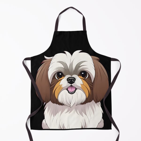 Item preview, Cute Shih Tzu Puppy, cartoon drawing, Ai Generated Art designed and sold by ACC .