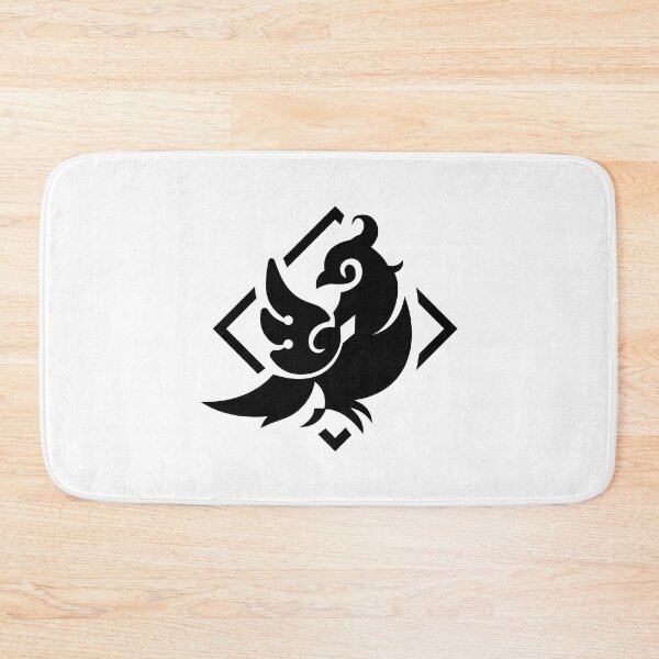 Item preview, Mika Constel­lation logo in black Genshin Impact designed and sold by damomonkey.