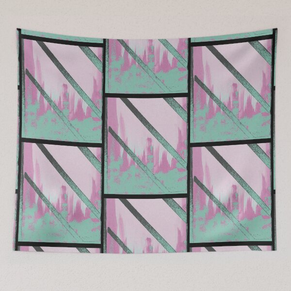 Item preview, Cyberpunk Cityscape through Window designed and sold by BlackArtichoke.