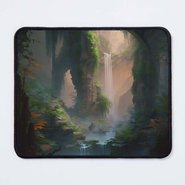 Item preview, 31 - Sacred Pools Waterfalls Inner Earth Ethereal designed and sold by StarbuckLight.