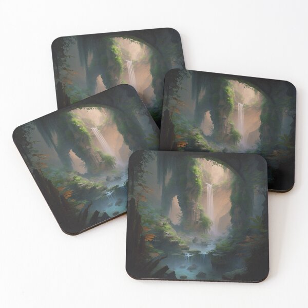 Item preview, 31 - Sacred Pools Waterfalls Inner Earth Ethereal designed and sold by StarbuckLight.