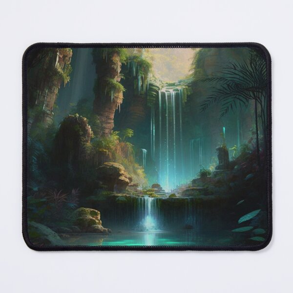 Item preview, 32 - Sacred Pools Waterfalls Inner Earth Ethereal designed and sold by StarbuckLight.