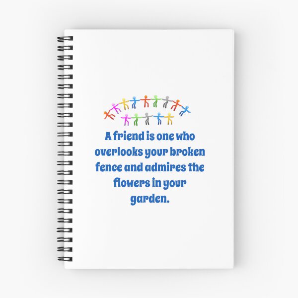 Item preview, A Friend Is One Who Overlooks - Friendship Quote  designed and sold by CrankyOldDude.