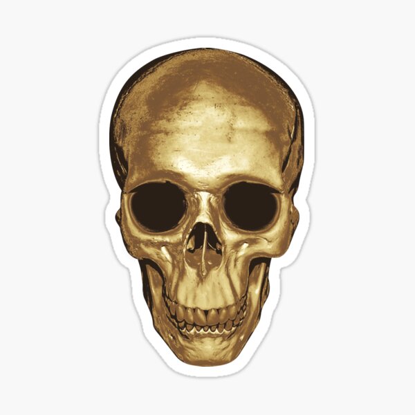 Item preview, golden skull designed and sold by paulossilva.