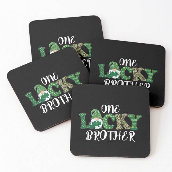 Item preview, ONE LUCKY BROTHER - St patricks day quote for brothers designed and sold by KatisDesign.