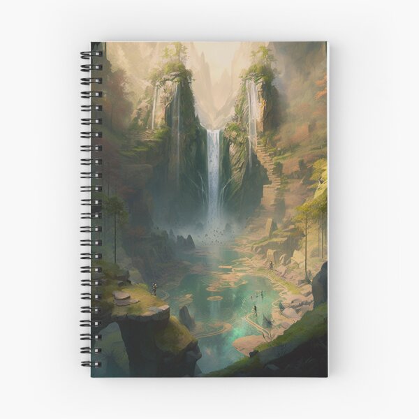 Item preview, 33 - Sacred Pools Waterfalls Inner Earth Ethereal designed and sold by StarbuckLight.