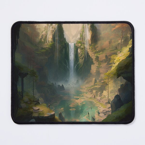 Item preview, 33 - Sacred Pools Waterfalls Inner Earth Ethereal designed and sold by StarbuckLight.