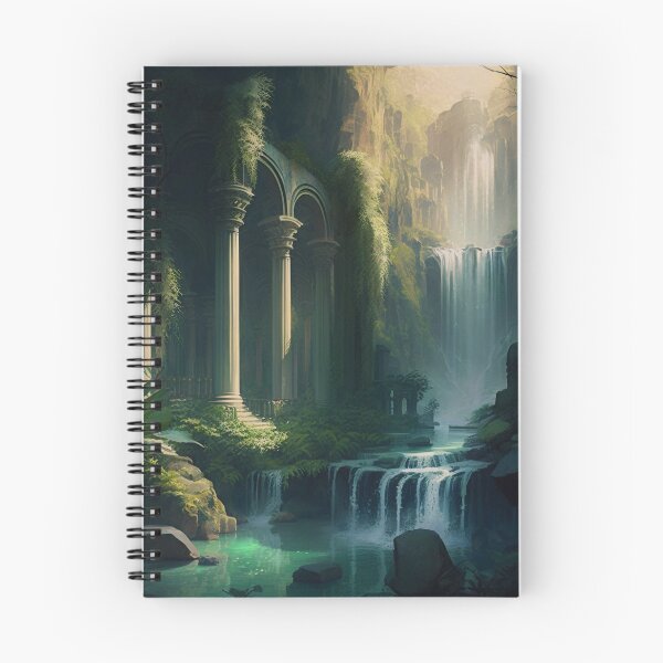 Item preview, 34 - Sacred Pools Waterfalls Inner Earth Ethereal designed and sold by StarbuckLight.