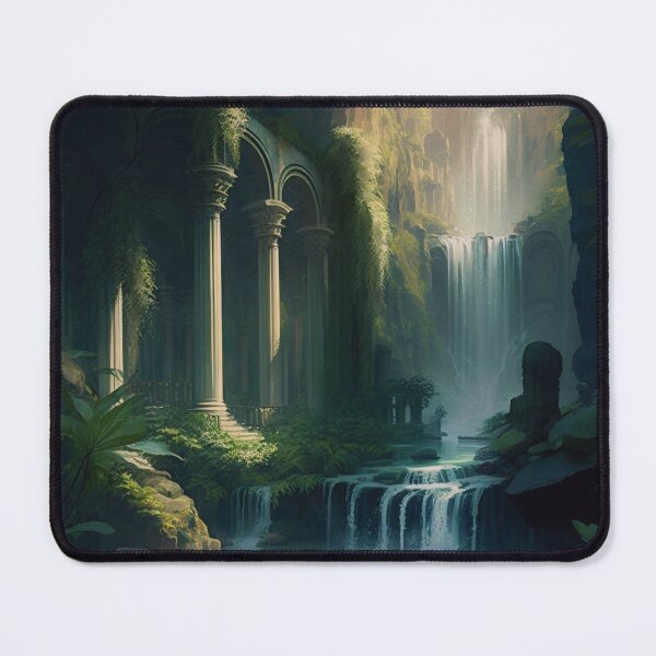 Item preview, 34 - Sacred Pools Waterfalls Inner Earth Ethereal designed and sold by StarbuckLight.
