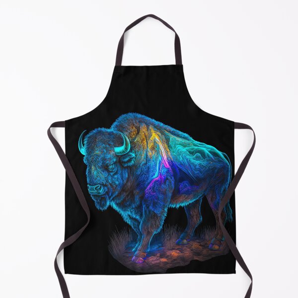 Item preview, Mystical Bison in Holographic Morph: A Colorful Celebration of Strength designed and sold by francodelgrando.